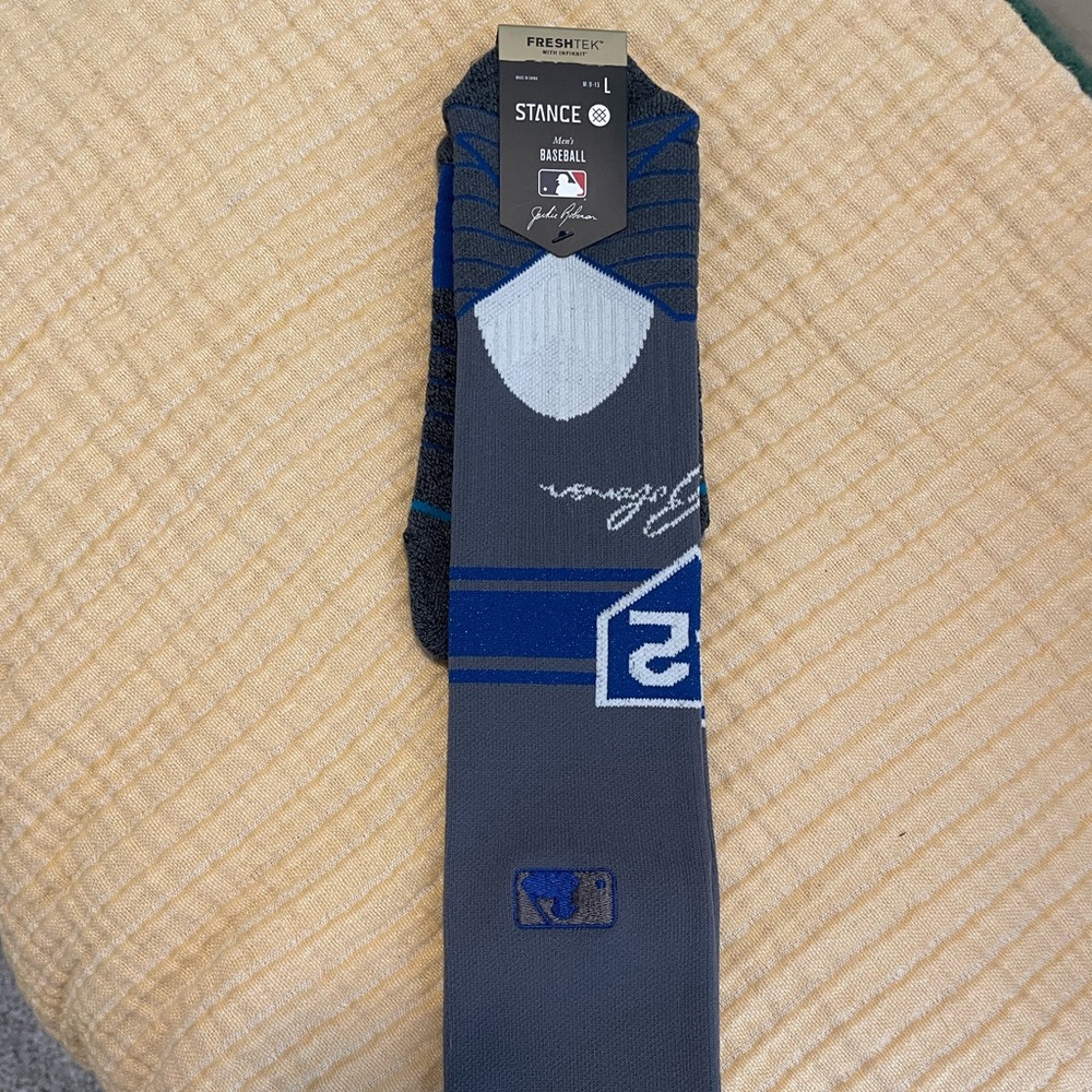 NWT Jackie Robinson Stance Large Knee Socks